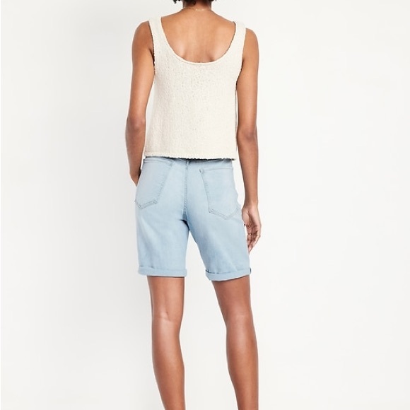 Old Navy Embroidered Light Blue Jean Shorts - Picture 14 of 14